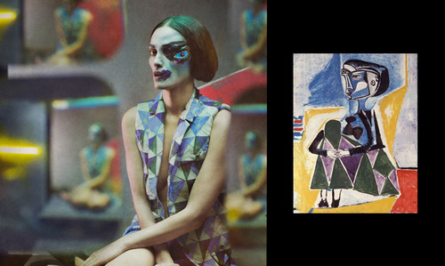 #ART: REAL-LIFE PICASSO WOMEN BY EUGENIO RECUENCO In a homage to some of Picasso’s classic fem