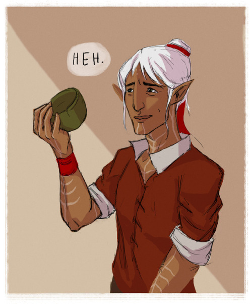 antcommander:Happiest man in Thedas!I made a little story for a cup from this picture: x@dorianofmin