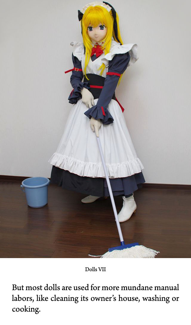 Apparently, wearing cosplay and a mask is a thing in Japan. I mean, outside of perverted