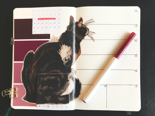 October 12-18, 2020Week 9, Semester 1, Year 2I really liked working on this spread and love this vin