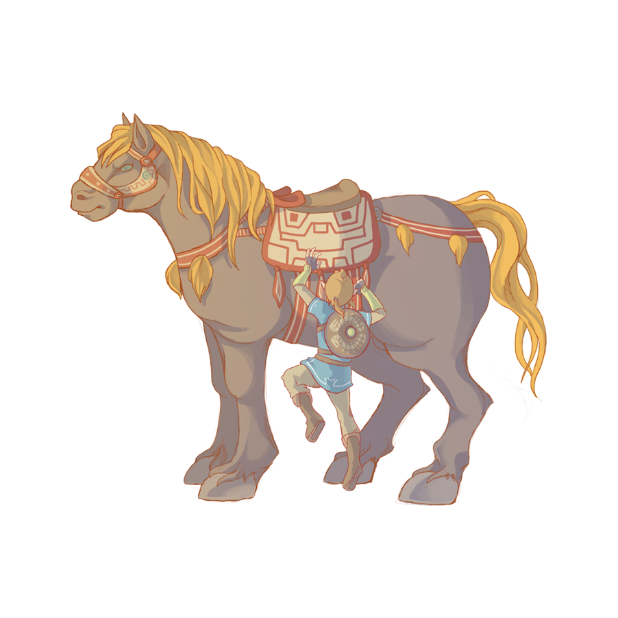 kirstieguerette:Giant Horse problems.
