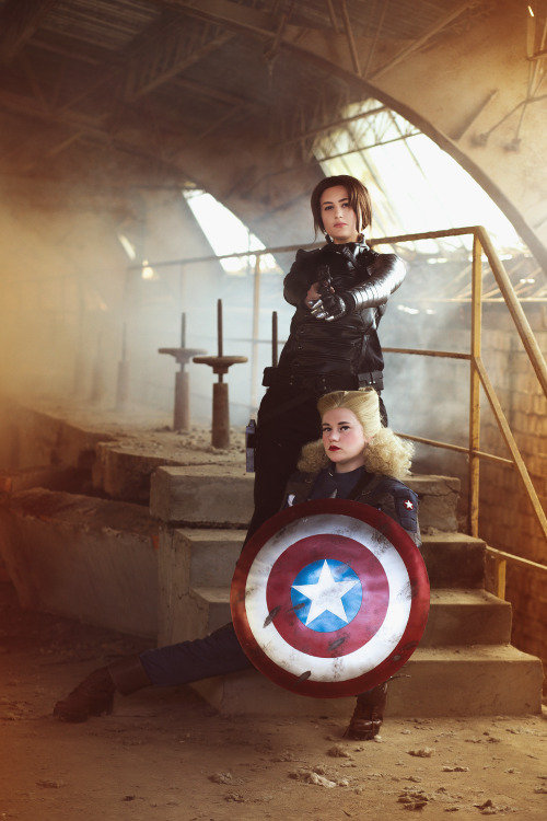 ‘till the end of the line. Yeliza&Stray as Captain America (Yeliza) and the Winter Soldier
