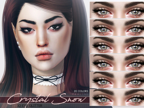 timoni66: pralinesims: Did a 3D mesh version of my Valkyrie Eye Glitter and I am in love ^.^ Coming 