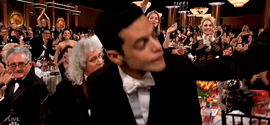 cody-fern:Rami Malek winning best performance by an actor in a drama film for Bohemian Rhapsody at t