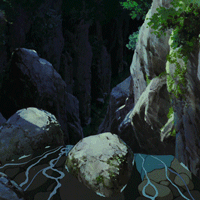 wholocked-the-library:Studio Ghibli + Running Water