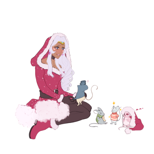 milkywaymoe: Merry Christmas with the precious team Voltron &lt;3 Don’t repost my artwork 
