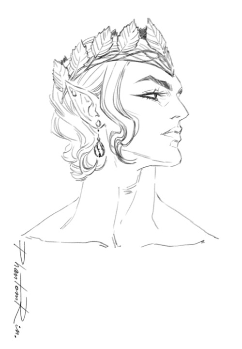 Cardan in his new crown.(“The Folk of the Air” by @hollyblack)