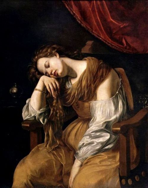 loumargi:Artemisia Gentileschi— Maria Maddalena penitente