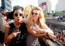 Samira Wiley and Natasha Lyonne at Sao Paulo