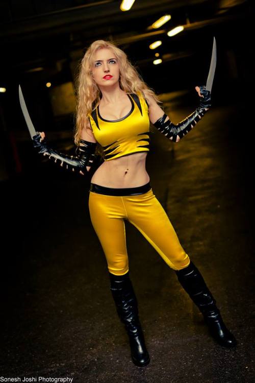 XXX nsfwgamer:  Chiquitita cosplay as Wolverine photo