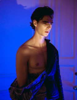 malemodelscene:MMSCENE STYLE STORIES: Sean Grace in Midnight Magic by Antonio Lozano