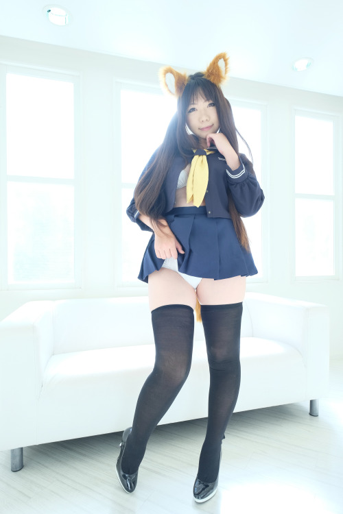 Cute Cosplay Girl Higurashi Rin (Kitsune-Chan 2) 1-1