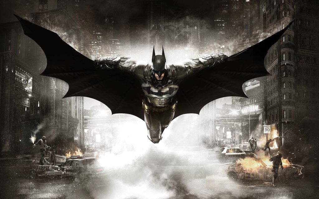 daily-superheroes:  Batman - Arkham Knight Wallpaper (from comicwalls)http://daily-superheroes.tumblr.com/