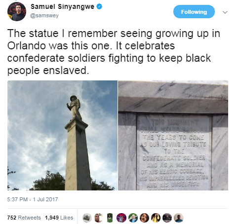 alwaysbewoke:  never forget. america is proud of its racist hateful history.