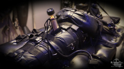 rubbertec: Check out the link for Session Details and Photos http://www.rubbertec.co.uk/2016/12/13/electrobound-leathered-tied-down-and-milked-slowly/