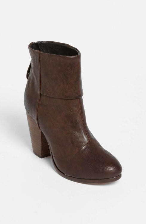 High Heels Blog rainy-day-fashion: rag & bone ‘Newbury’ Bootie via Tumblr