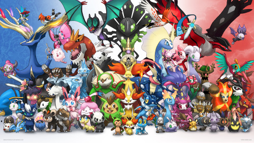 arkeis:  Finished! All 72 Kalos Pokemon from Generation 6, including Diancie, Hoopa, and Volcanion! 