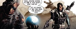 comic-bucky:  Exactly how much Bucky cares for Fury… Original Sin #8 Script   Panels 