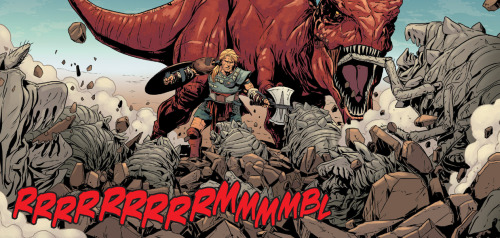 Planet Hulk #1Cap and his T-Rex, Devil. No big deal. Nothing to see here. Cap isn’t riding a dinosau