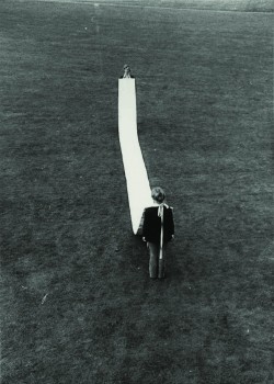 hifas:  Demonstrating the Elfmeterbahn, 1964Franz Erhard Walther 