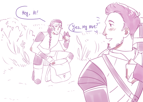 So, I Was Playing Dao As Male Dalish Elf. Once I Clicked Alistairs Icon (friendship Level Was Pretty