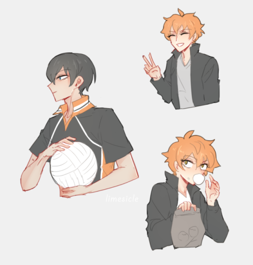 limesicle:  It’s been a long time since I drew any haikyuu. Also this is my very lazy style sry