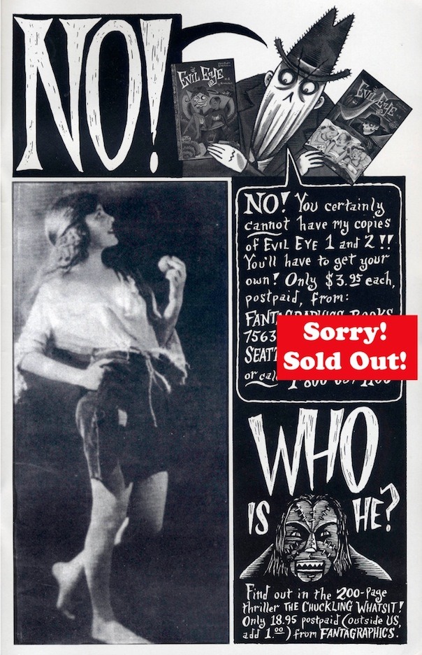 richardsala:  A couple of ad pages from early issues of EVIL EYE!  (Sorry — I