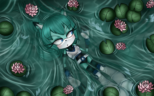tsuntealkitty: Water Lily
