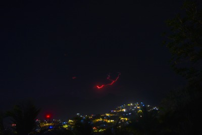 Volcanic lightning  porn pictures