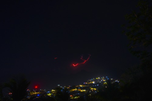 Porn photo Volcanic lightning 