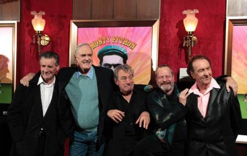 Monty Python re-unite after nearly 30 years apart, announcing a new stage show at the O2 in London n