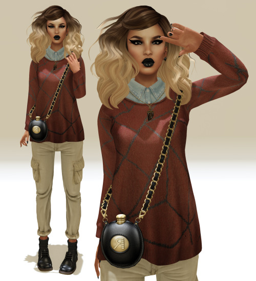 Her LOTD. Hair: (Chemistry) Hair Tamora *New* Shirt: (Emery) Crackled Sweater Cara @ FaMESHed *New* 