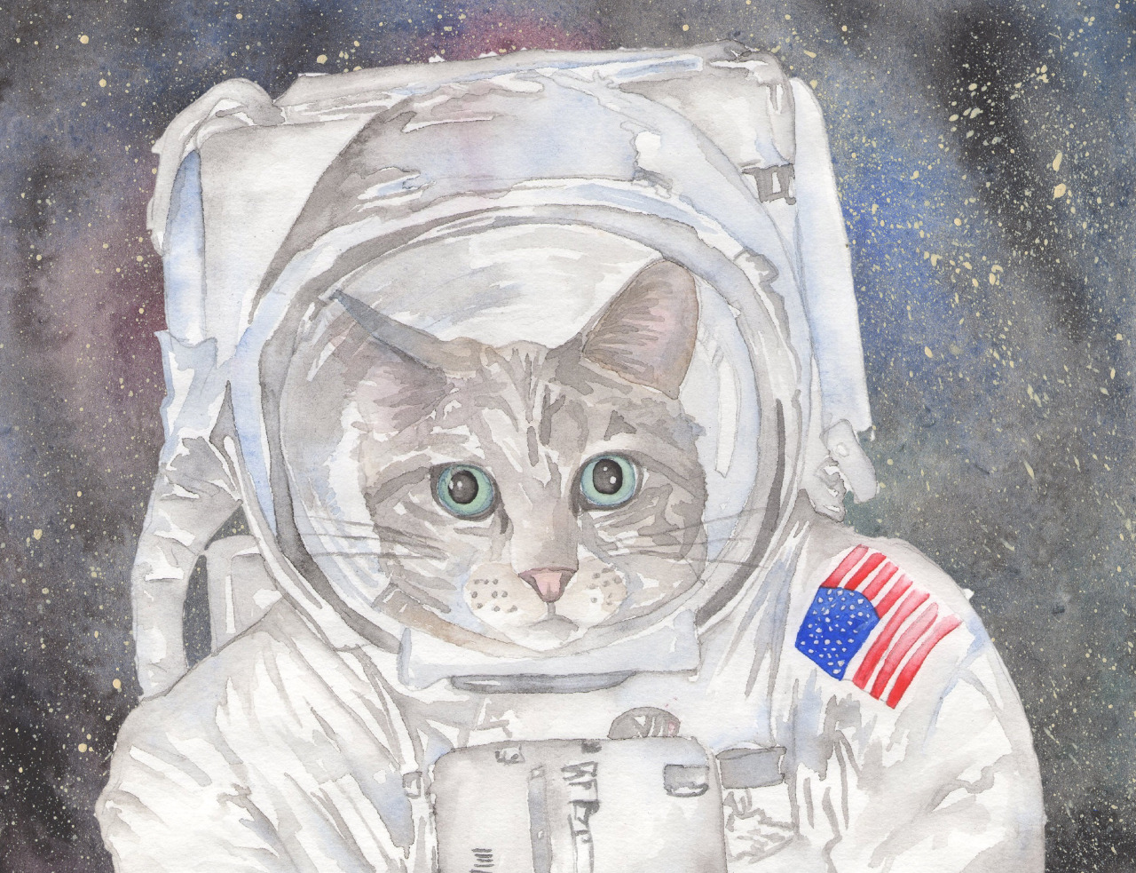 kboyington424:  Cats by Kate Boyington.   Get your pet portrait today at: www.etsy.com/shop/KateBoyingtonArt