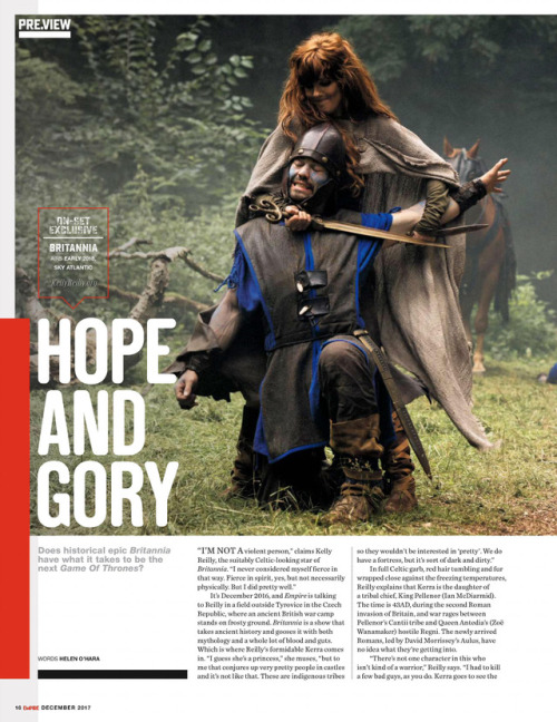 Empire Magazine (Dec 2017) feat Britannia - hires scans