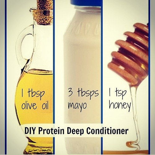 Hair needs protein! here’s a great DIY from scratch. It’s healthy, you know what ingredi