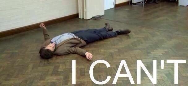 This is me after watch the backstage of Coriolanus .