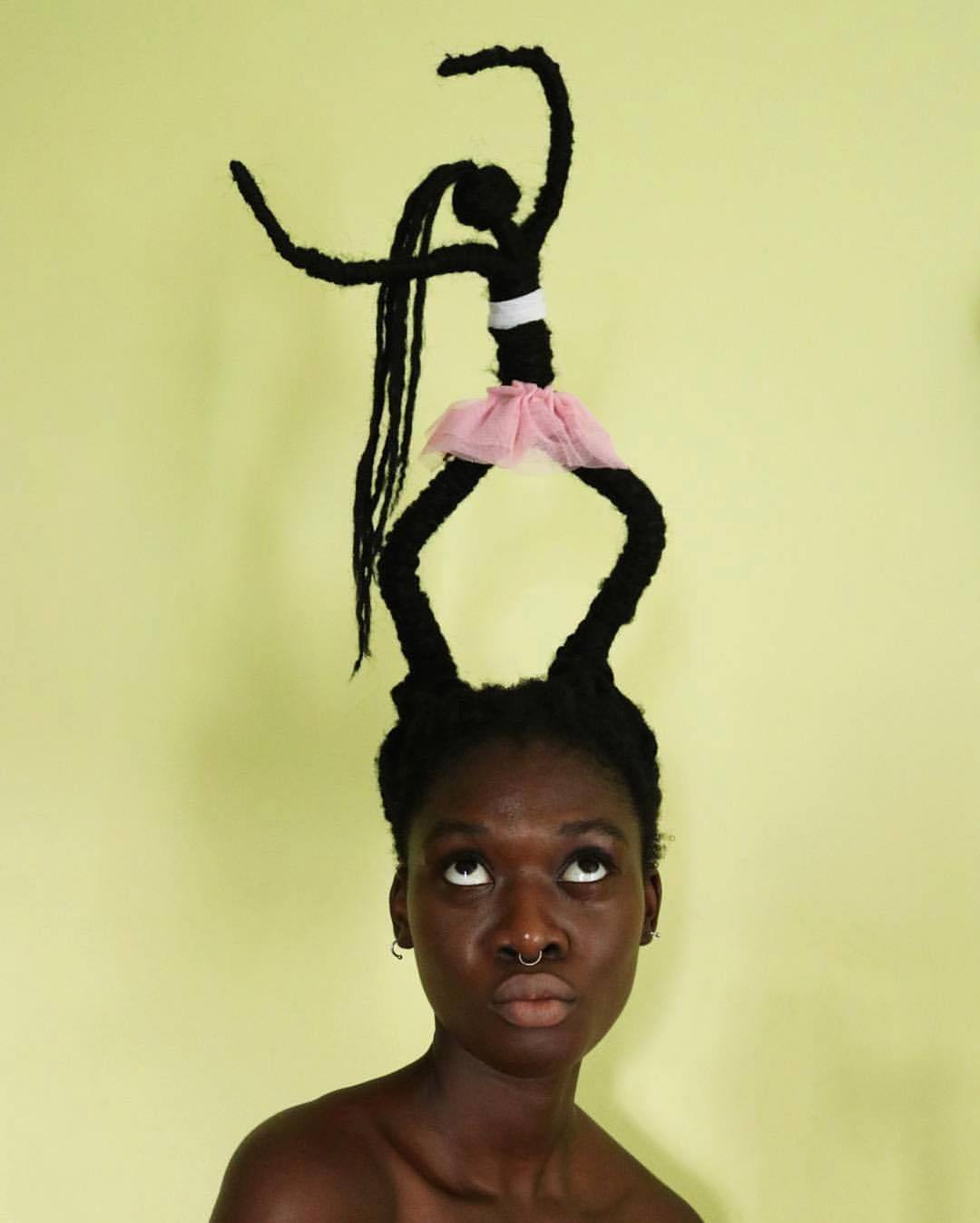 supportblackart:Hair Dance by @laetitiaky 💃🏿 #supportblackart #laetitiaky #hairdance