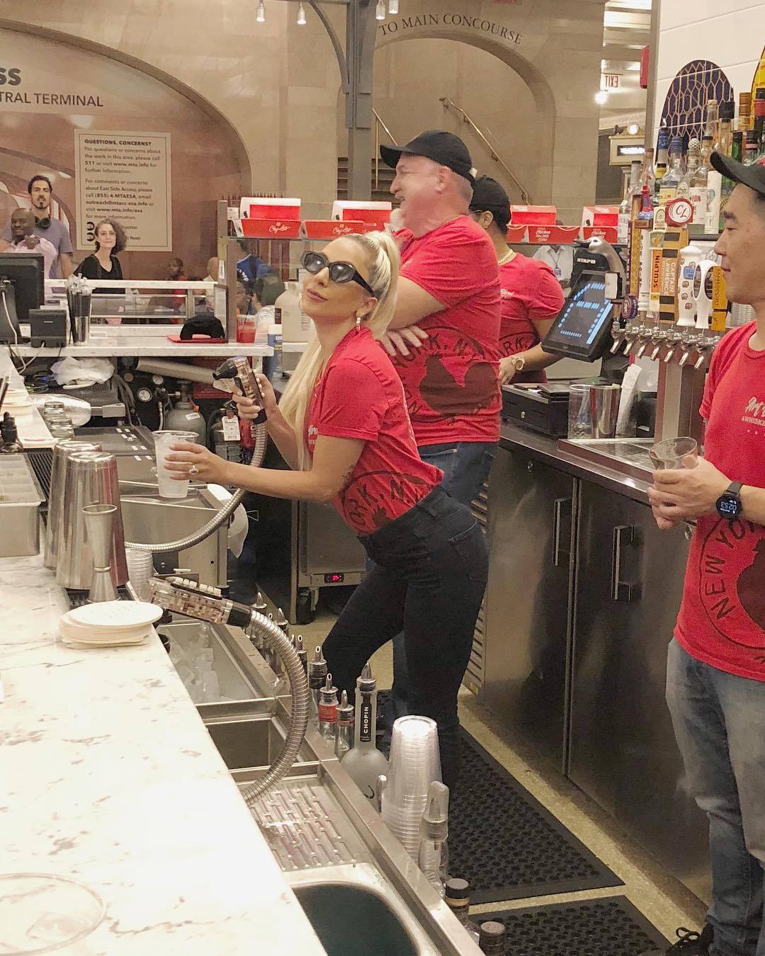 gagasgallery:@ladygaga: Just in case @joannetrattoria is all booked up stop by @artbirdnyc
