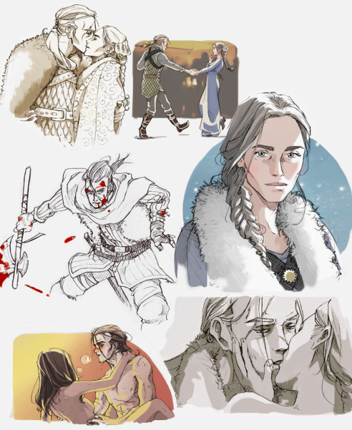ALYS KARSTARK X SIGORN OF THENN (i Received A Request To Draw Alys & Sigorn After The Gifset I Made,