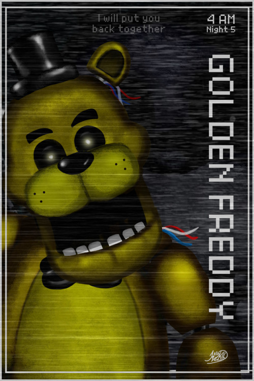 Get ready&hellip;I’m back with more posters. Trading Card Style!!This time: FIVE NIGHTS AT