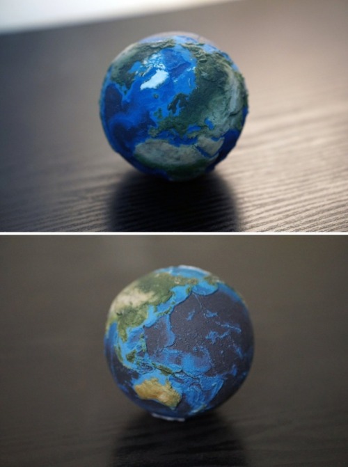 primarybufferpanel:sosuperawesome:3D Printed Planets and Moons, made to relative or true scale in 1: