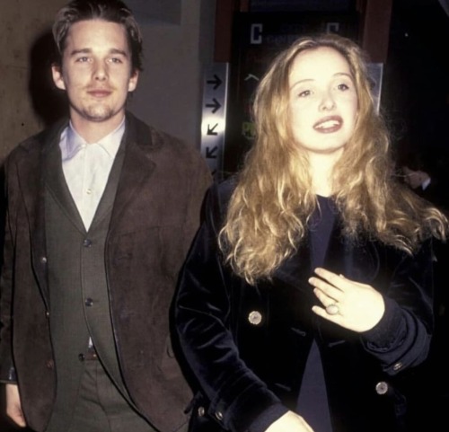 Ethan Hawke And Julie Delpy At “Before Sunrise” Premier, 1995