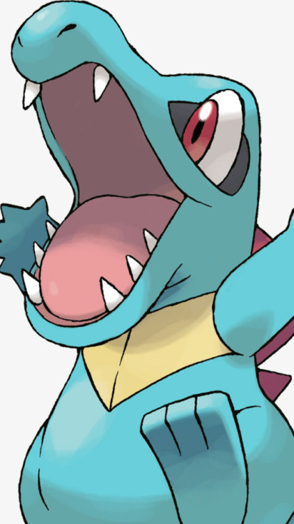 newbark-town:Totodile Wallpaper requested by @bothering-snape ☆彡