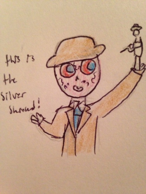 shitty-fallout-art:The silver shroud remastered