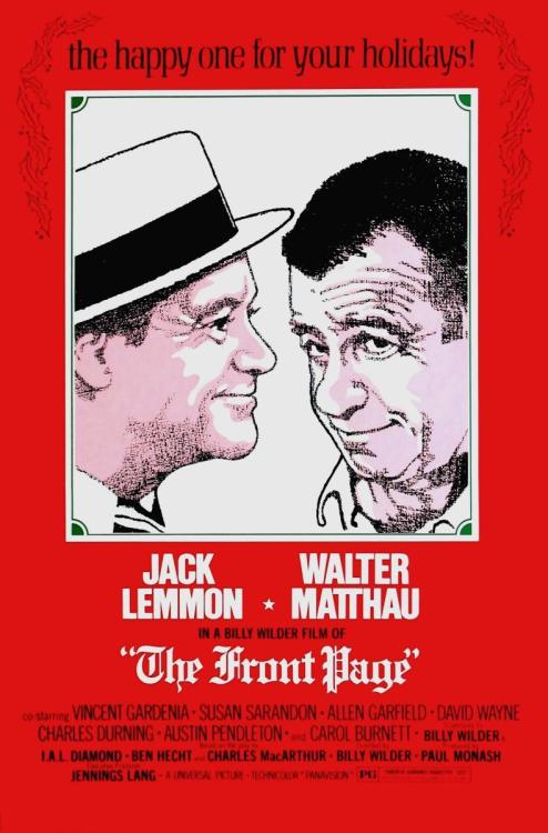 The Front Page (1974)PG | 1h 45minGenres: Comedy, Drama, RomanceAs a tabloid newspaper editor tries 