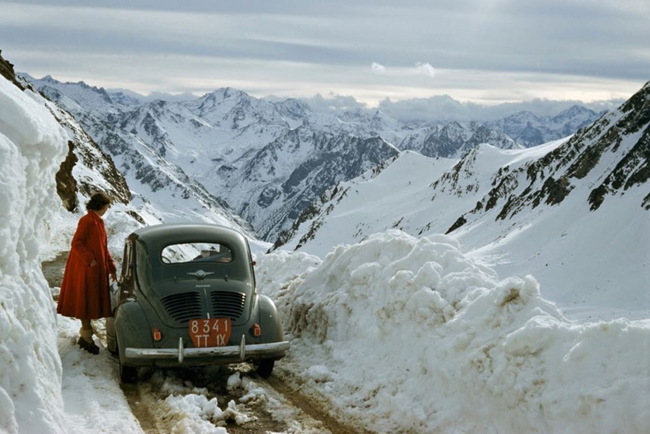 shorpyfan:Somewhere in the French Alps (1956)