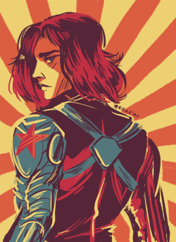 Jovaline:  Bucky Barnes/Winter Soldier, Palette 15! I Loved Working With This Color