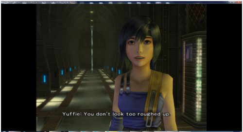 quartercirclejab:Vincent arrives just as Yuffie is wrapping up her job of shutting down the reactor 