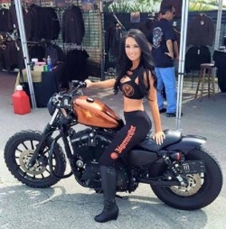 hotrodzandpinups:  Biker Babe Wednesdays