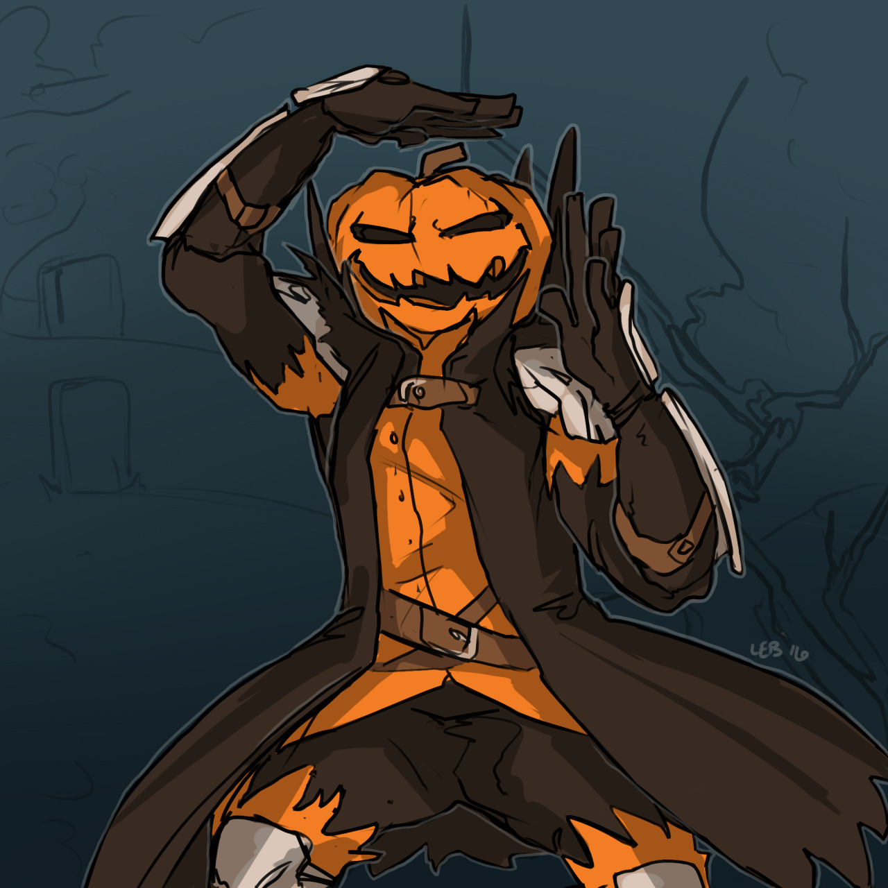 laur-rants:  “Gabe gets really into October”GABE IS THE PUMPKING AND I CANT DEAL